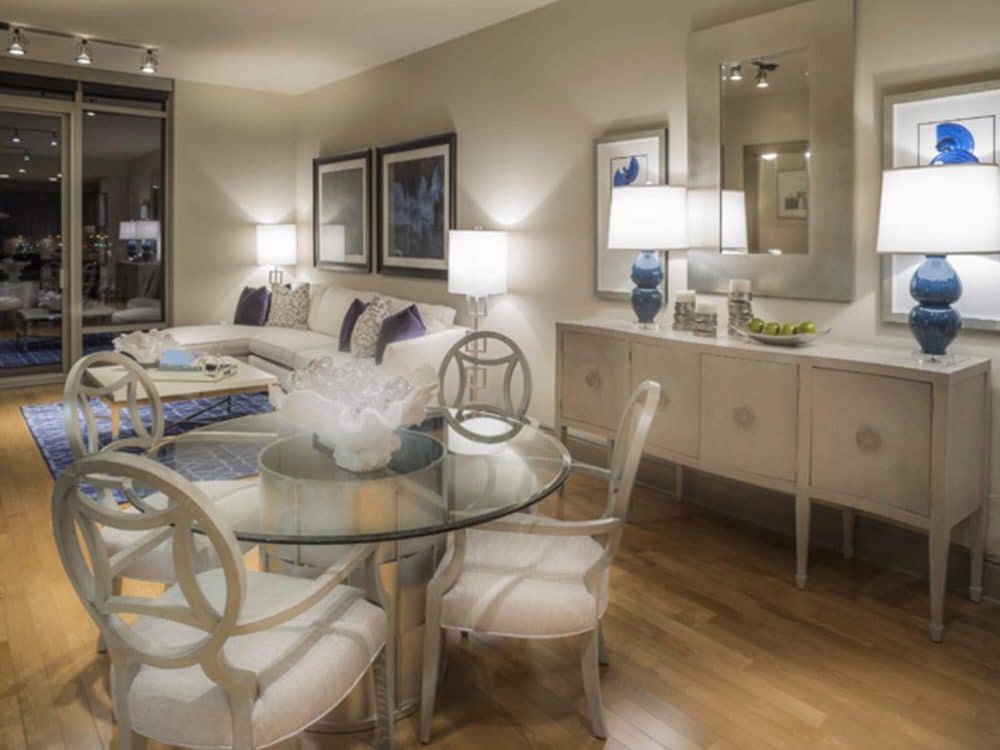 Open floor plans with floor to ceiling windows 7 riverway interior houston tx 6